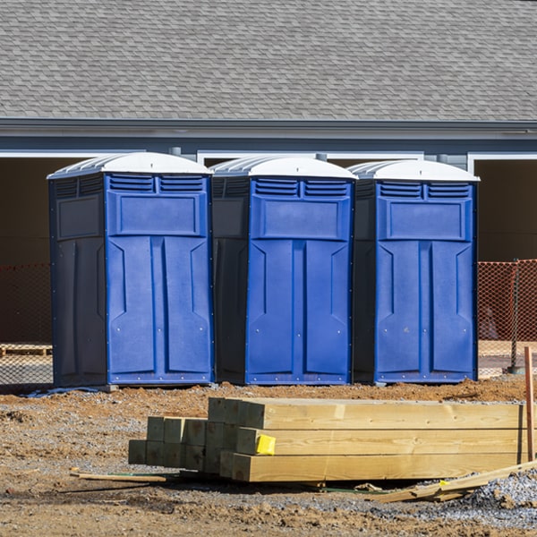 are there any restrictions on where i can place the porta potties during my rental period in Joplin